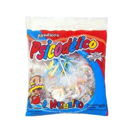 Pirulito psicodelico miguelito 600g