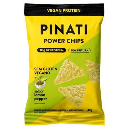 Salgadinho Pinati 40g - Vegano - Lemon Pepper