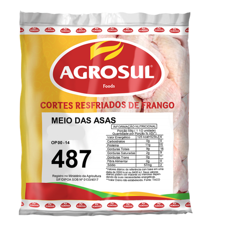 Meio asa agrosul resf temperada 1kg