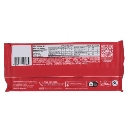 CHOCOLATE BARRA DIVINE S/GLÚTEN AO LEITE 70G 360-2