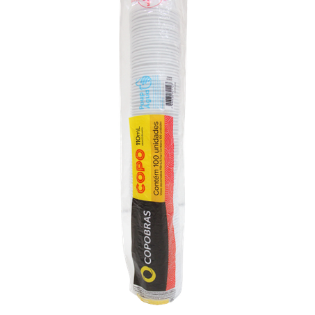 COPO DESCART BCO COPOBRAS 110ML C/100