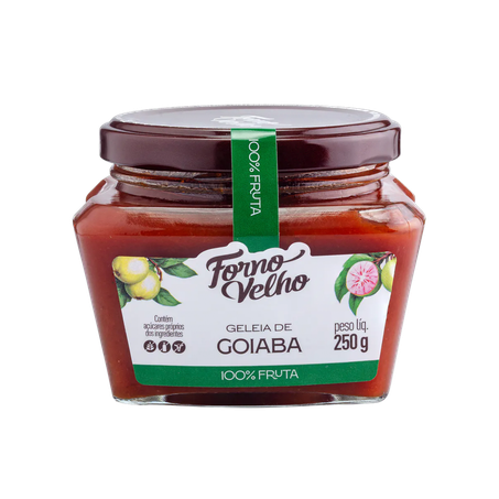 Geleia Forno Velho 100% Fruta Goiaba 250g