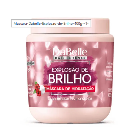 Mascara trat dabelle explosao de brilho 400g