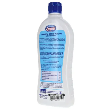 Shampoo Dr Animal 500ml Branqueador 360-21