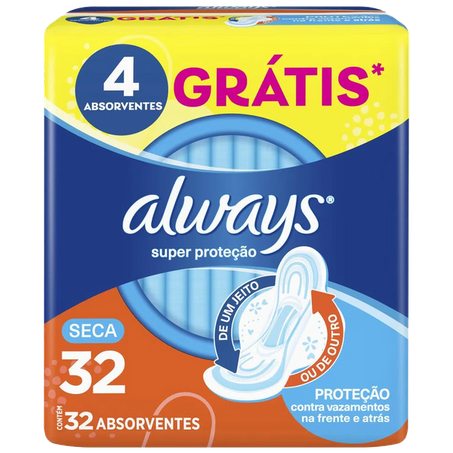 Absorvente higienico always bas.seco c/a