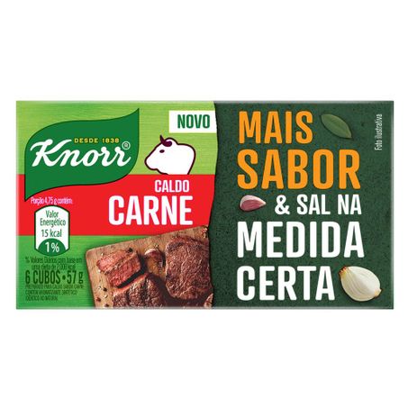 CALDO KNORR 6 CUBOS CARNE 57G