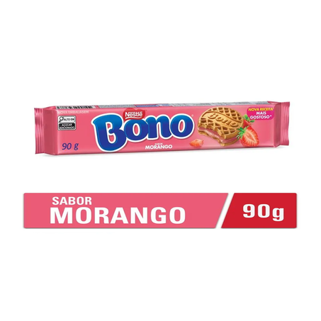 BISCOITO NESTLÉ BONO MORANGO 90G