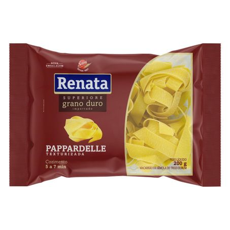 MACARRÃO DE SÊMOLA DE TRIGO GRANO DURO PAPPARDELLE RENATA