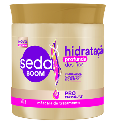 Mascara tratamento boom hidratacao seda 500g