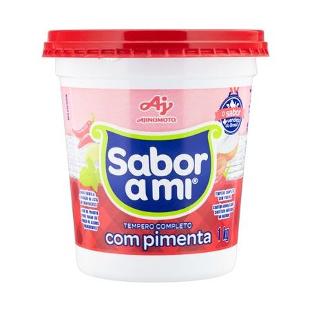 Tempero Completo Sabor A Mi com Pimenta Pote 1kg