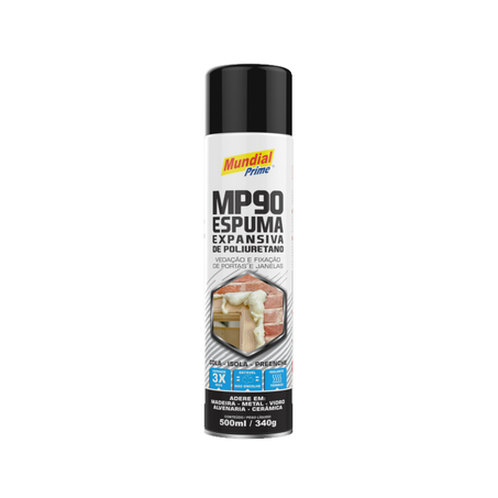Espuma Poliuretano Mundial Prime 500ml Ref 344