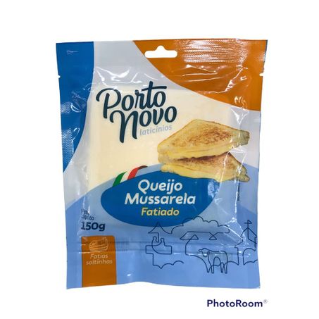 Queijo porto novo 150g mussarela fatiado