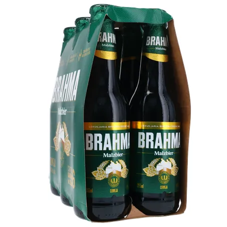 Cerveja Brahma Malzbier Long Neck 355ml C/6 360-7