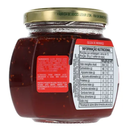 Geleia Bom Princípio Tradicional Morango Pote de Vidro 250gr 360-14