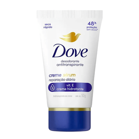 Antitranspirante Creme Dove Sérum Reparação Diária Dove Frasco 50gr