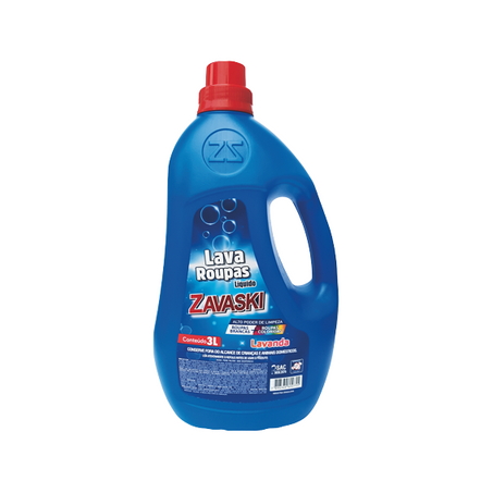 Lava roupas líquido lavanda zavaski 3 l