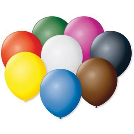 BALÃO SOFT COM 50UN Nº 9 LISO IMPER SORTIDO