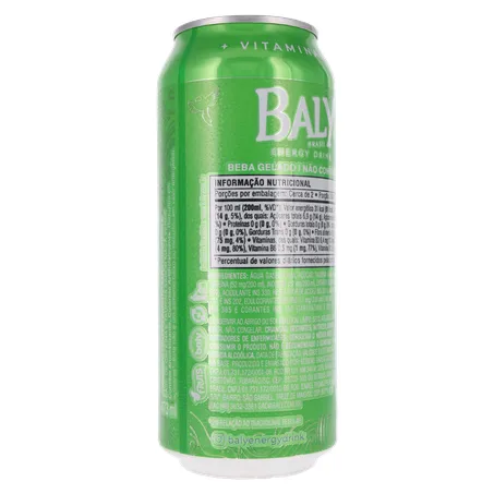 Energético Baly Maça Verde Lt 473ml 360-13