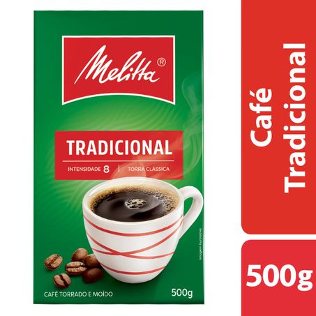 CAFÉ TORRADO E MOÍDO TRADICIONAL MELITTA 500G