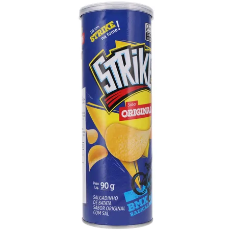 SALGADINHO BATATA STRIKE ORIGINAL POTE 90G 360-34