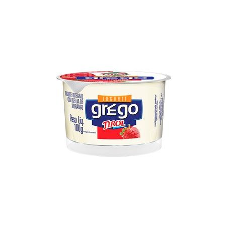 Iog tirol grego morango 100g