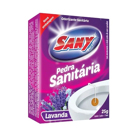 PEDRA SANITÁRIA SANY MIX LAVANDA 25G