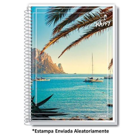 Caderno brochura 1/4 ling dna 48fl