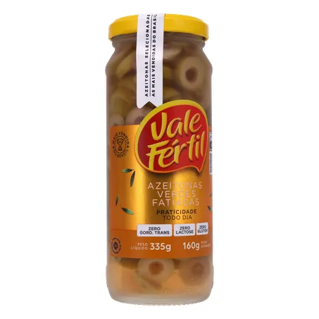 Azeitona Verde Vale Fértil Fatiada Vd 160g 360-34