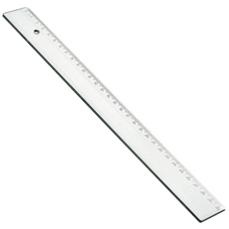 Escolar regua plastica cristal 30cm