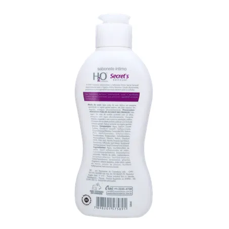 Sabonete Intimo H2o 200ml Secret s Sensual 360-19