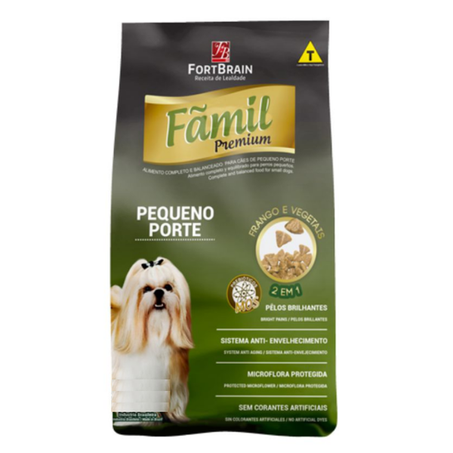 RAÇÃO FAMIL PREMIUM DOG PEQUENO PORTE 1KG