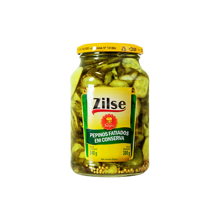 Pepinos em Conserva Fatiado Zilse