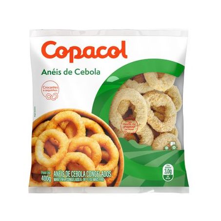 Anéis de Cebola Copacol Congelada Pacote 400G
