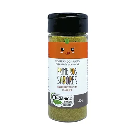 TEMPERO PRIMEIROS SABORES CENOURA ORG 40G