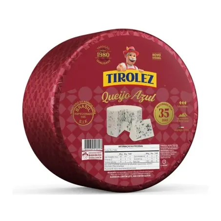 Queijo Azul Tirolez Kg Fracionado