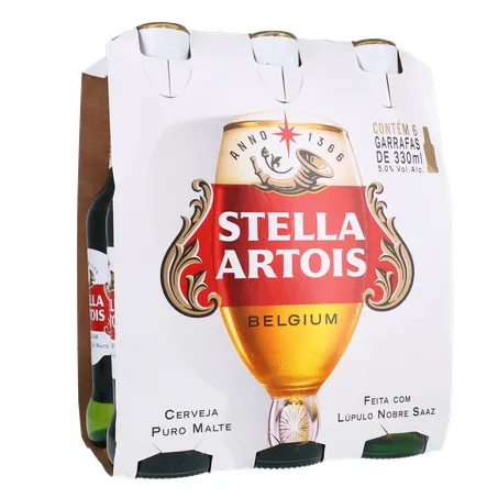 Stella Artois Cerveja Lager 330Ml Long Neck Unidade 360-34