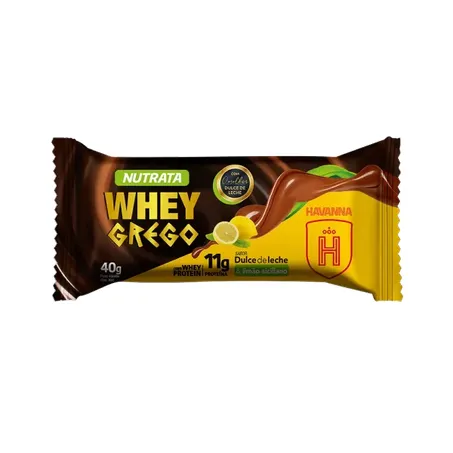 BARRA PROTEINA NUTRATA HAVANNA GREGO LIMÃO SICILIANO 40g