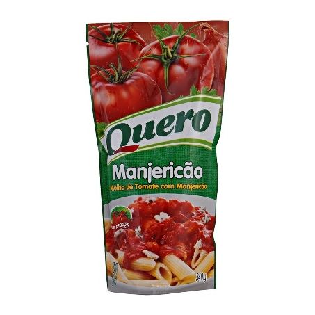 Molho tom.quero sache manjericao 340 g