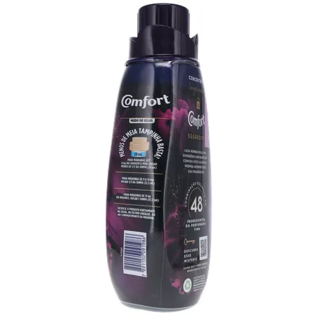 Amaciante de Roupas Concentrado Comfort 48 Segredos 500ml 360-12