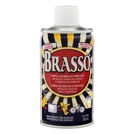 Polidor de Metais Brasso Frasco 200ml
