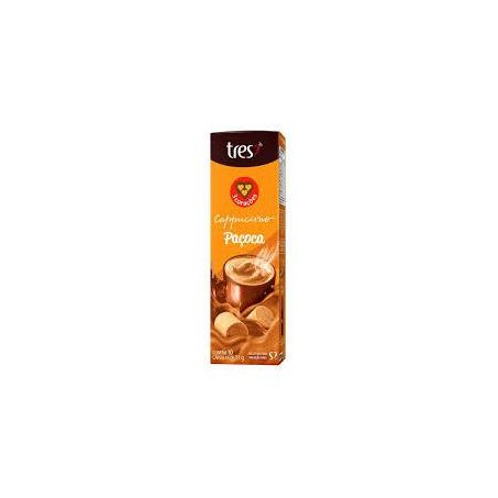 Cappuccino em Cápsulas 3corações Paçoca Caixa com 10un - 110gr