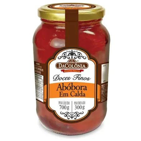 DOCE DE ABOBORA 700G - DA COLONIA