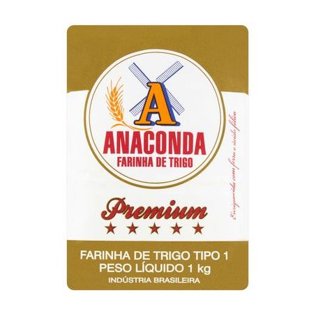 Farinha De Trigo Anaconda Premium Pc 1 Kg