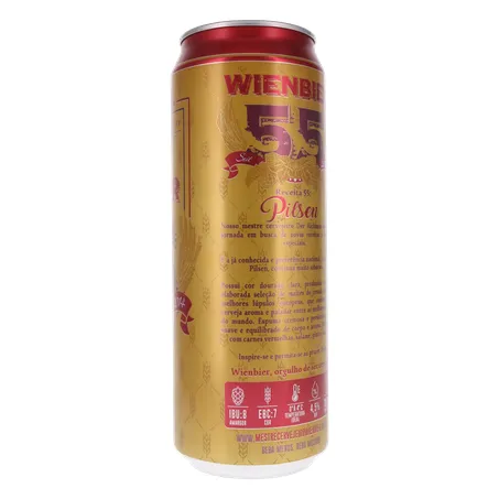 Cerveja Lata Wienbier 55 Pilsen 710ml 360-12