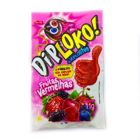 PIRULITO DIPLOKO FRUTAS VERMELHAS DANILLA 11G