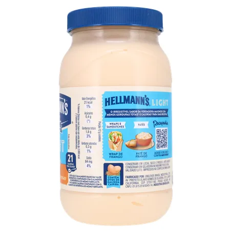 MAIONESE HELLMANN'S LIGHT POTE 500G 360-9