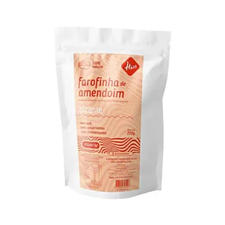 FAROFA DE AMENDOIM PICANTE HASS 250G