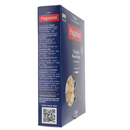 Massa Tortellini Paganini Presunto Curado Caixa 250gr 360-29