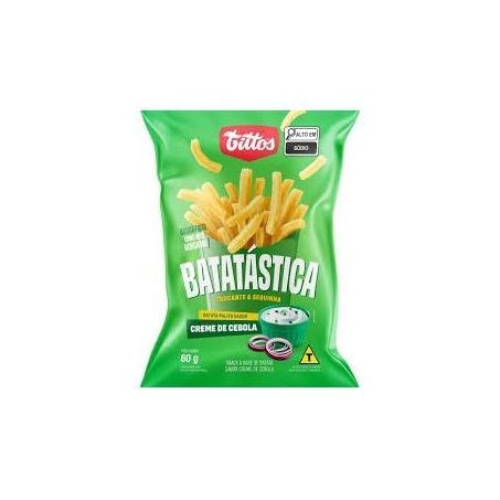 Salg Tittos Batatastica 60g Creme De Cebola