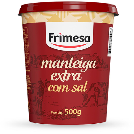 Manteiga Frimesa 500g - Com Sal